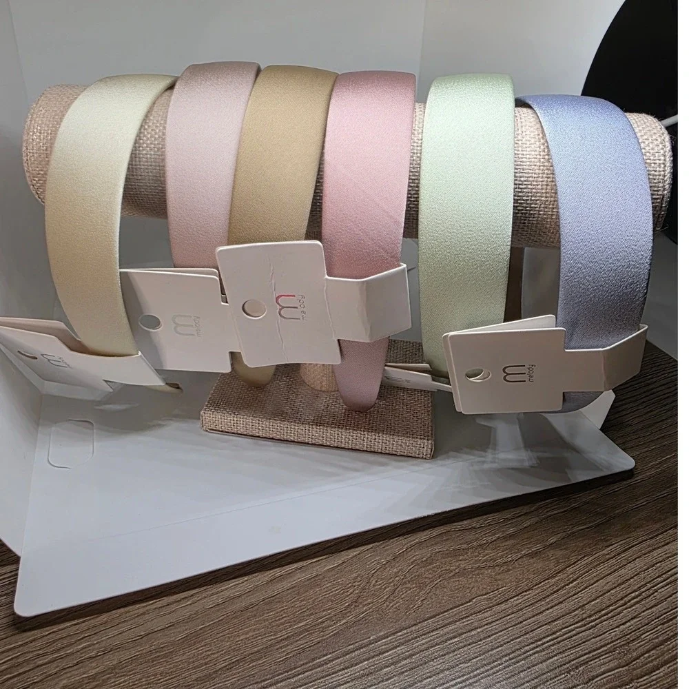 Melody Wide Solid Headbands Pick Any 2 Mix Match Pastel Neutral Colors